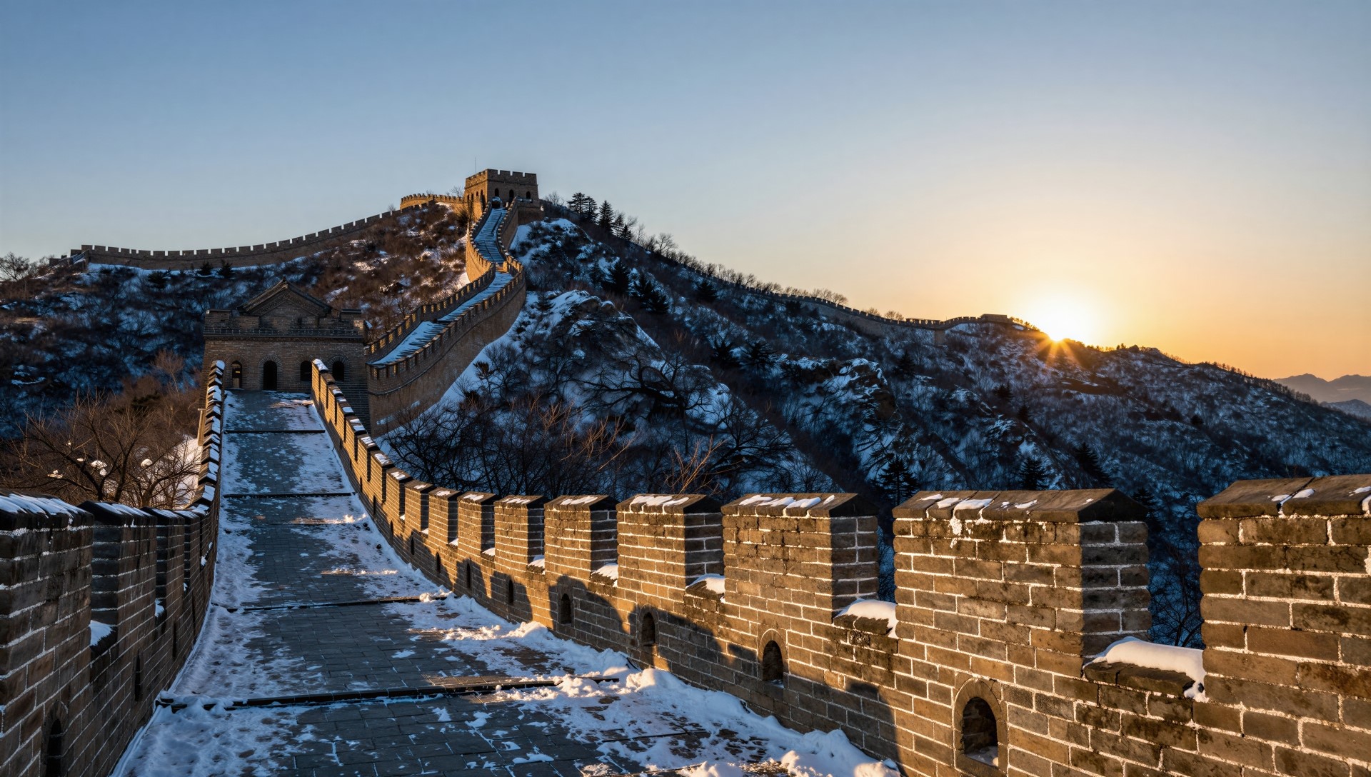 Juyongguan Great Wall (ticket included) > Xiaotangshan Modern Agricultural Demonstration Park [Visit the South Fruit North Planting greenhouse, flower room, etc., each guest picks 2 lemons or guavas] > Olympic Park (exterior view of Bird's Nest, Water Cube)：Juyongguan Great Wall